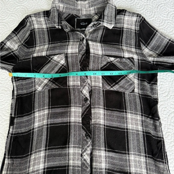 Rails Black and White Plaid Mini Dress - Picture 9 of 11